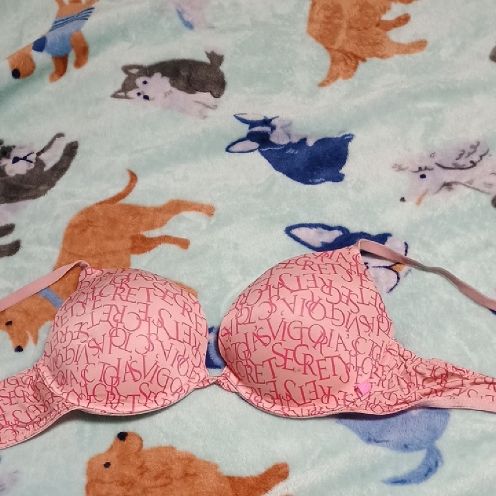 Victoria's Secret Pink and Gray Fabric